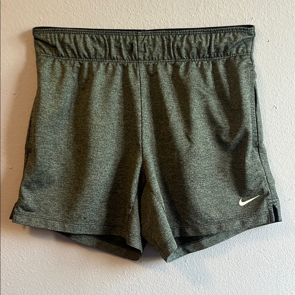 Nike Gray Athletic Shorts with Elastic Waistband